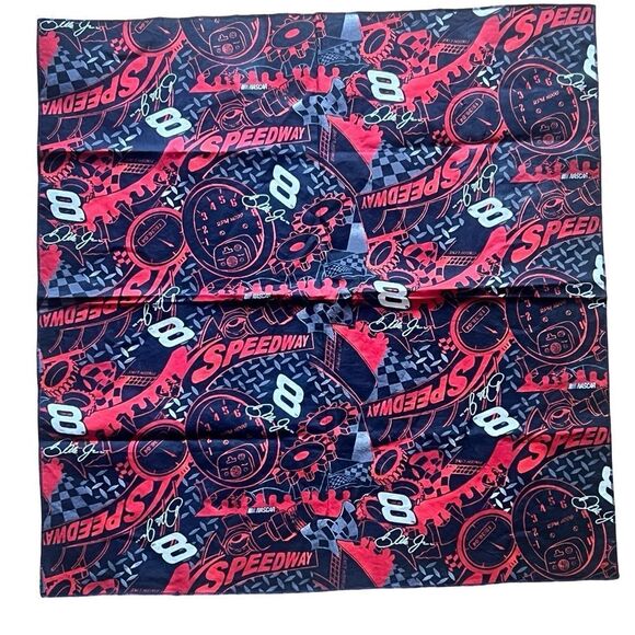New Nascar Dale Earrnhardt Jr #8 Nascar One Side Bandanna Cover Up Pocket Square - Picture 1 of 2